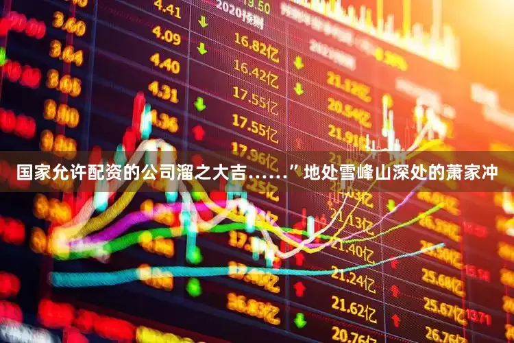 国家允许配资的公司溜之大吉……”地处雪峰山深处的萧家冲